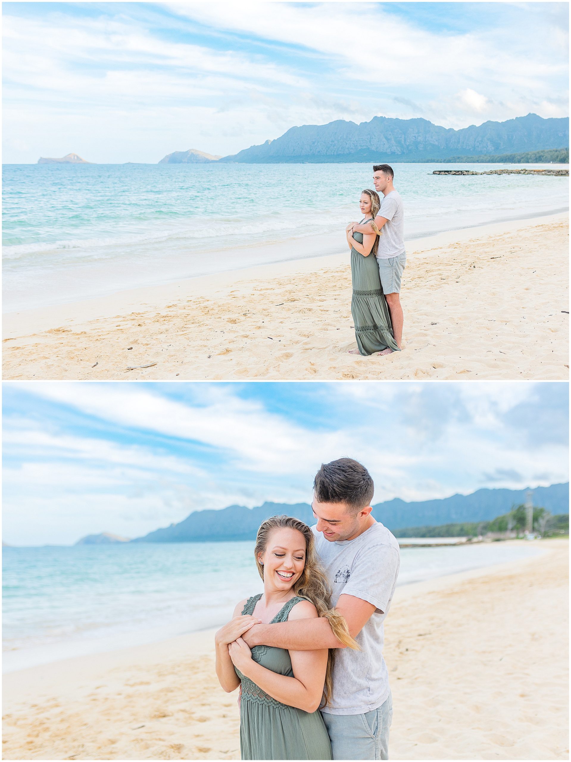 beach themed couples session