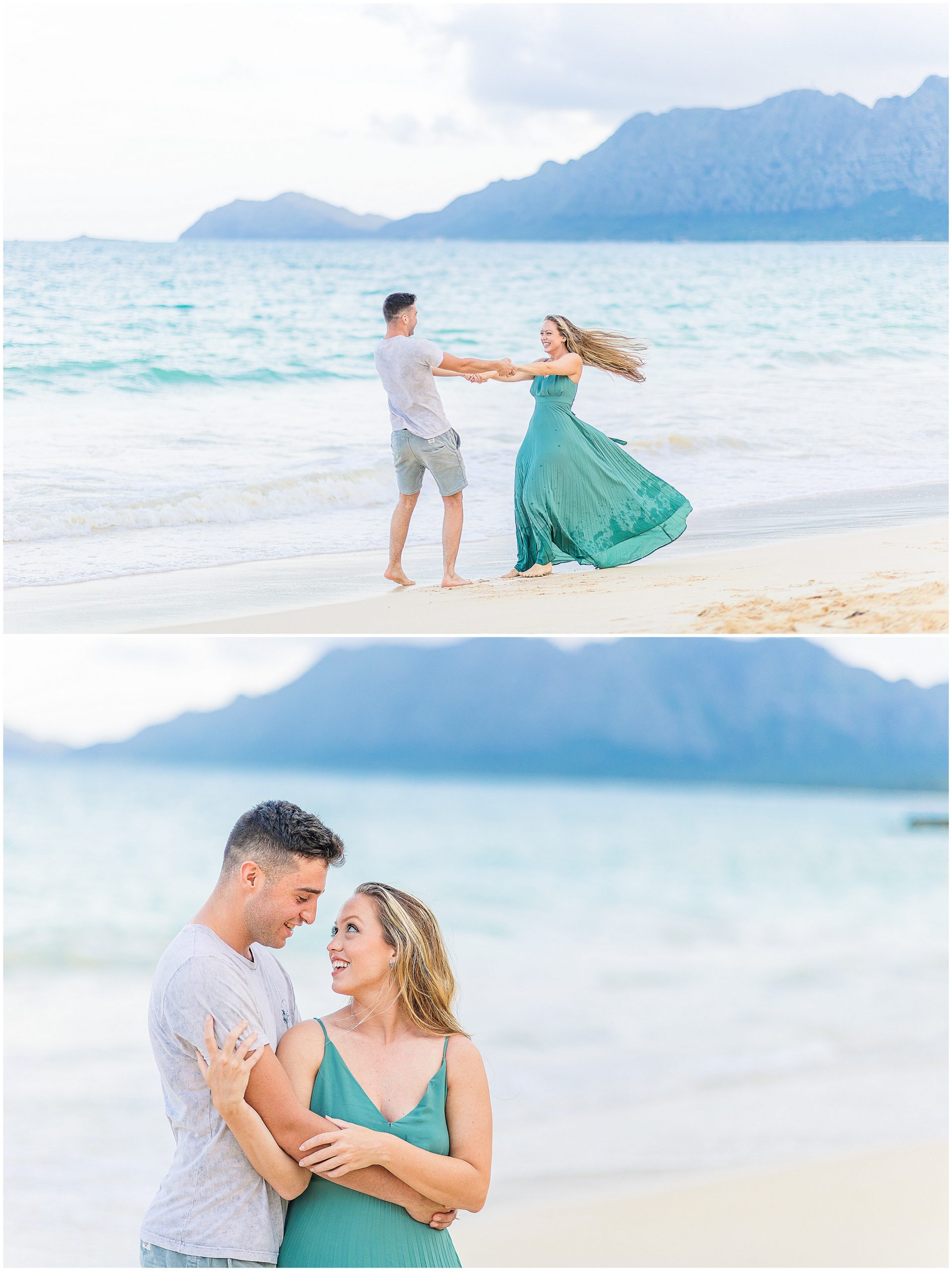 beach couples session